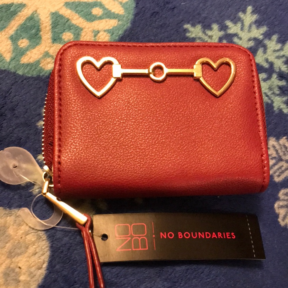No Boundaries Wallet with Card slots,  burgundy. Did not match my purse.